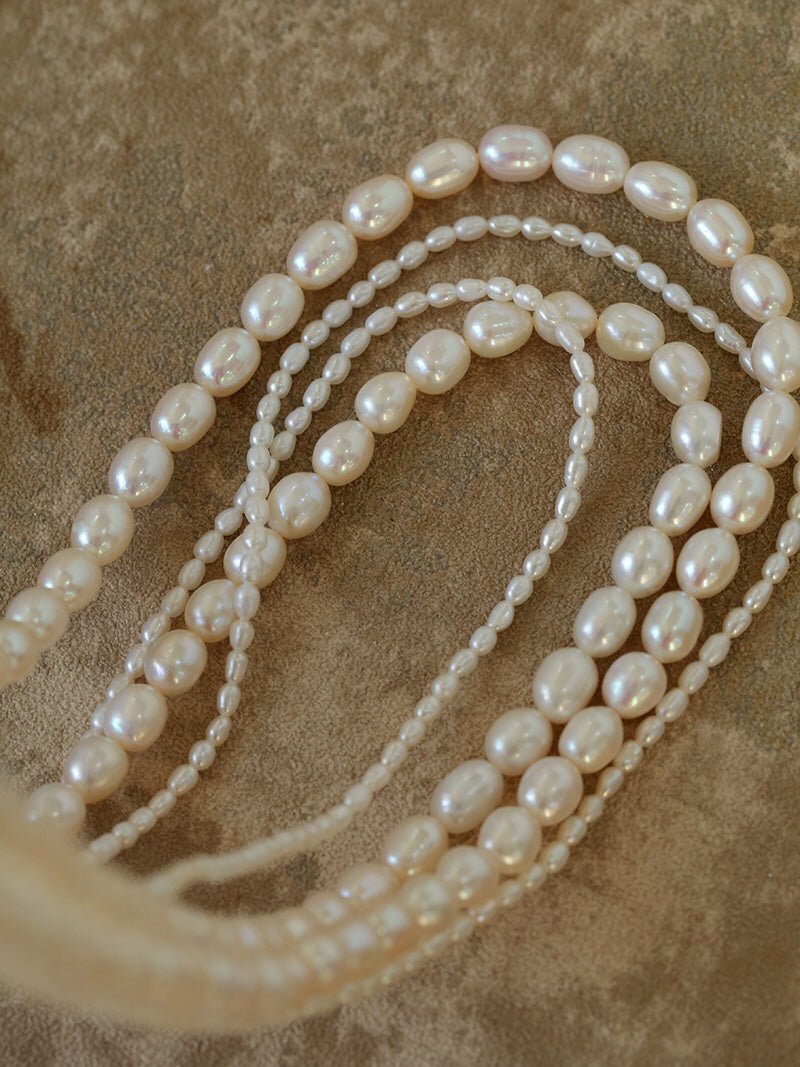 Two-layer Large and Small Pearl Long Necklaces - floysun