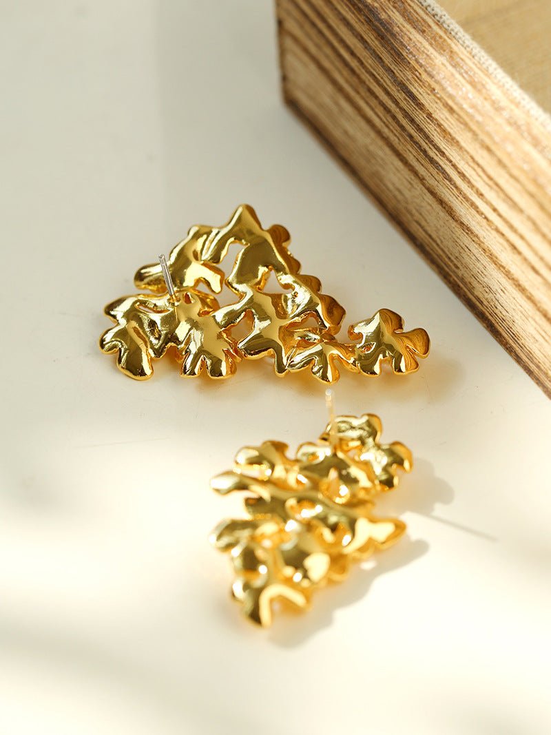 Vintage Flower Pearl Earrings - floysun