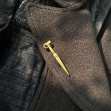 Vintage Gold-plated Sheep Head Brooch - floysun