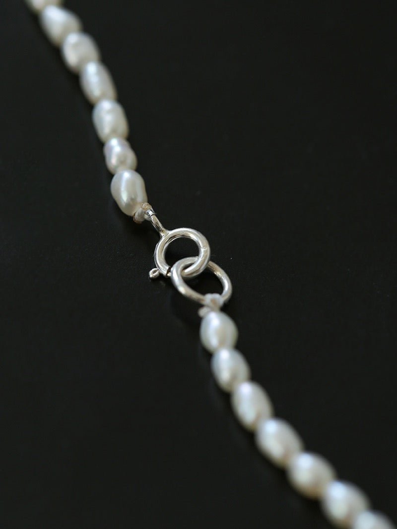 Vintage Layered Long Natural Pearl Necklace - floysun