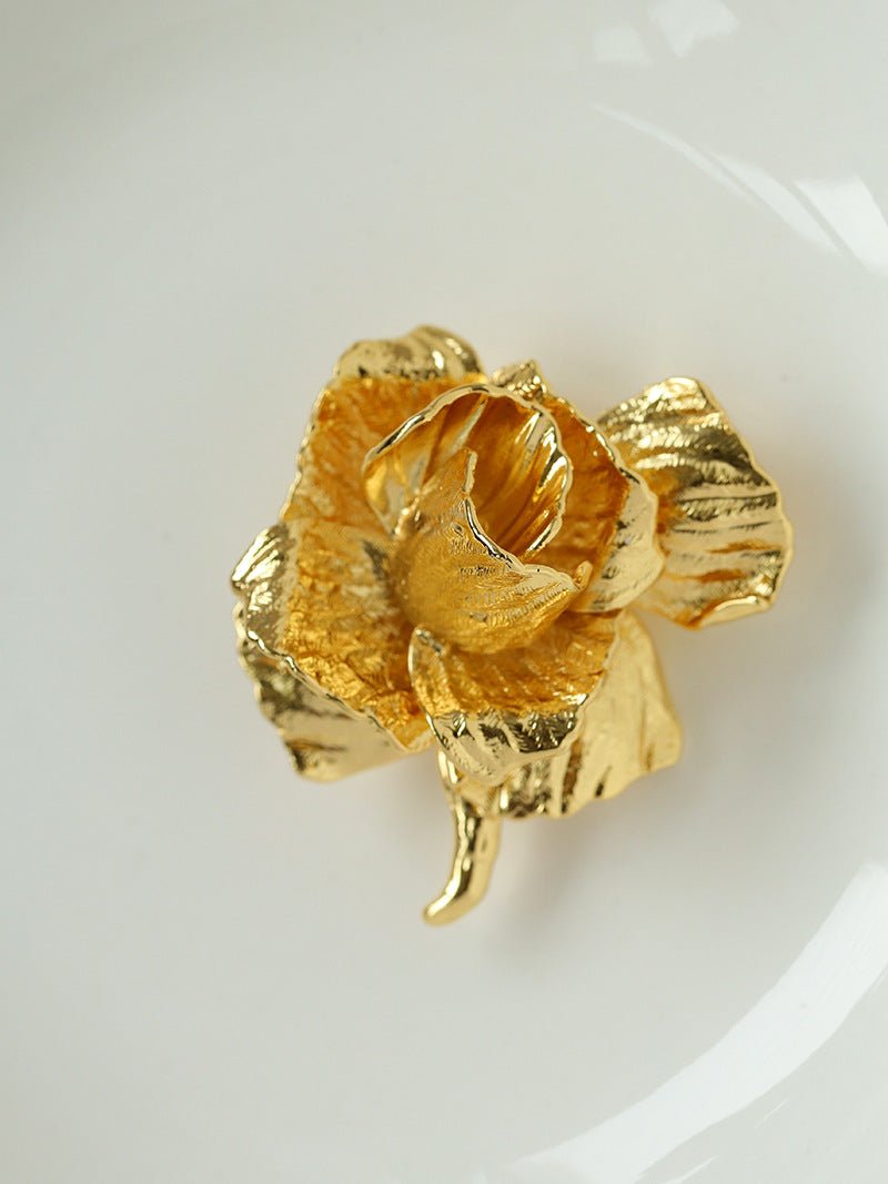 Vintage Rose Pin Brooch - floysun