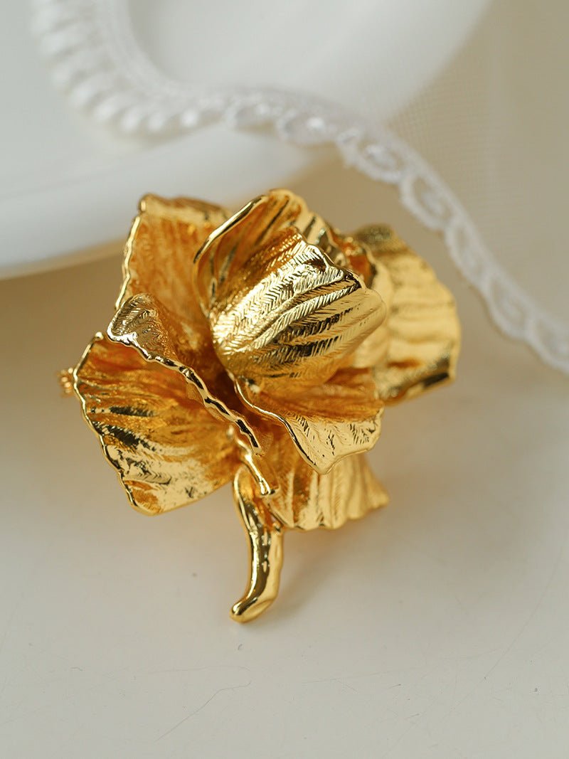 Vintage Rose Pin Brooch - floysun