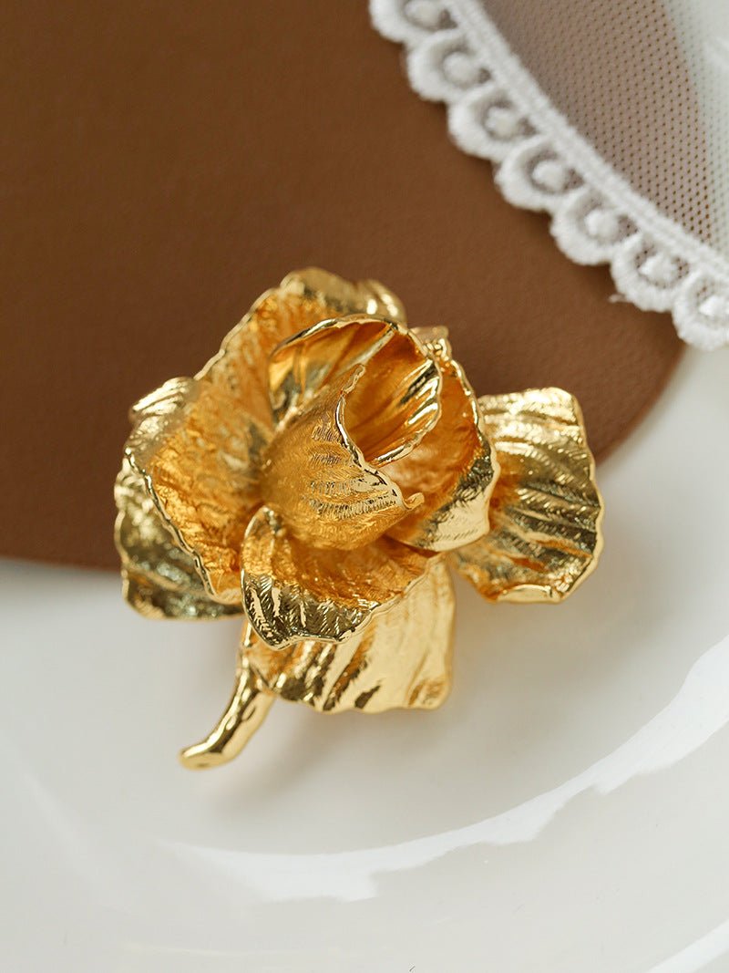 Vintage Rose Pin Brooch - floysun