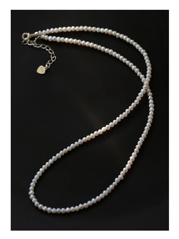 White Mini Freshwater Pearl Necklace - floysun