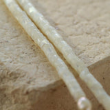 White Mother of Fritillary Pearl Necklace - floysun