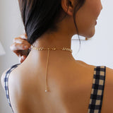 Freshwater Pearl Woven Adjustable Choker Necklace
