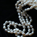 114cm Infinite Wrap Baroque Pearl Necklace - Versatile Natural Freshwater Pearl Chain - floysun