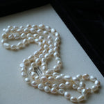 114cm Infinite Wrap Baroque Pearl Necklace - Versatile Natural Freshwater Pearl Chain - floysun