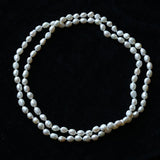 114cm Infinite Wrap Baroque Pearl Necklace - Versatile Natural Freshwater Pearl Chain - floysun