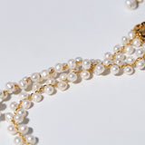 Freshwater Pearl Woven Adjustable Choker Necklace