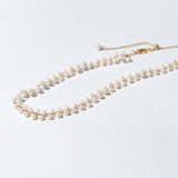 Freshwater Pearl Woven Adjustable Choker Necklace