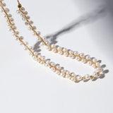 Freshwater Pearl Woven Adjustable Choker Necklace