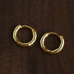 2 - in - 1 Detachable Solitaire Huggie Earrings - Petite 925 Sterling Silver Small Hoop - floysun