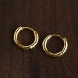 2 - in - 1 Detachable Solitaire Huggie Earrings - Petite 925 Sterling Silver Small Hoop - floysun