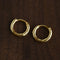 2 - in - 1 Detachable Solitaire Huggie Earrings - Petite 925 Sterling Silver Small Hoop - floysun