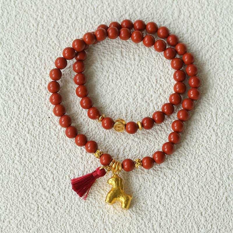 2026 Lucky Horse Red Stone Bracelet - floysun