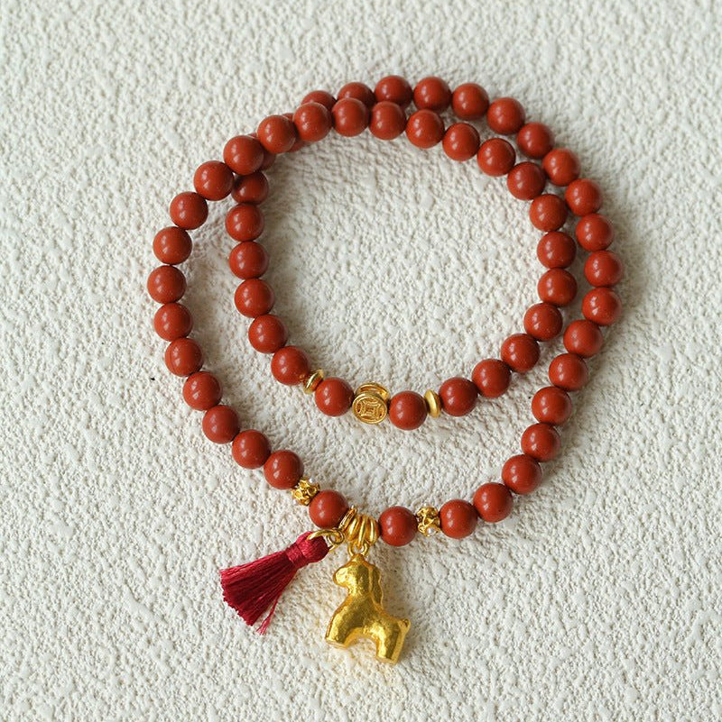 2026 Lucky Horse Red Stone Bracelet - floysun