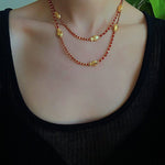 2026 Lucky Koi Red Spinel Long Necklace - floysun