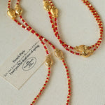 2026 Lucky Koi Red Spinel Long Necklace - floysun