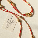 2026 Lucky Koi Red Spinel Long Necklace - floysun