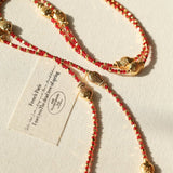 2026 Lucky Koi Red Spinel Long Necklace - floysun