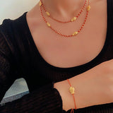 2026 Lucky Koi Red Spinel Red String Bracelet - floysun