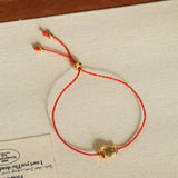 2026 Lucky Koi Red Spinel Red String Bracelet - floysun