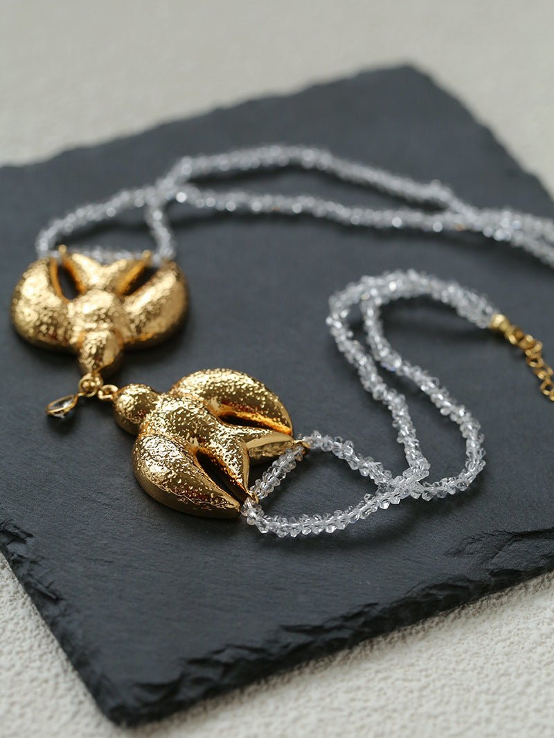 2026 Spring Flying Bird & Dove Necklace - floysun