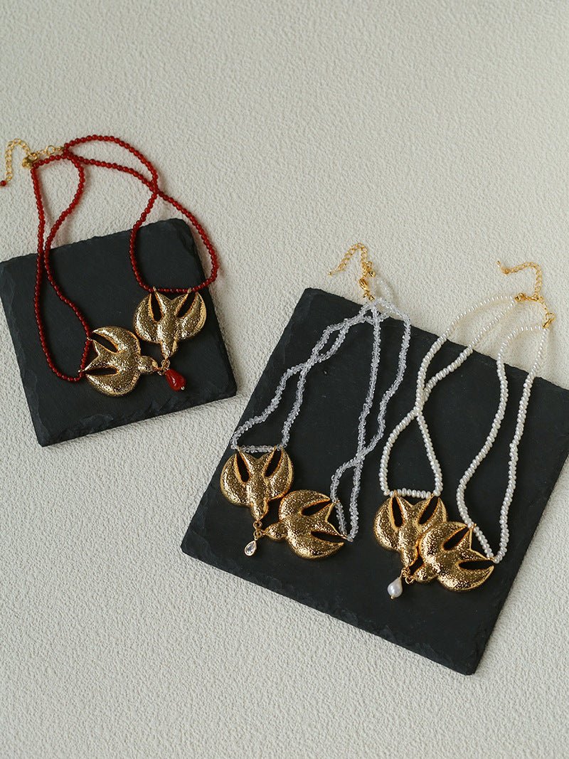 2026 Spring Flying Bird & Dove Necklace - floysun