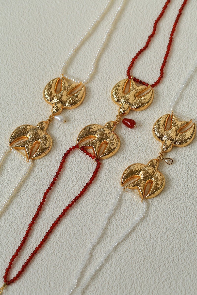 2026 Spring Flying Bird & Dove Necklace - floysun