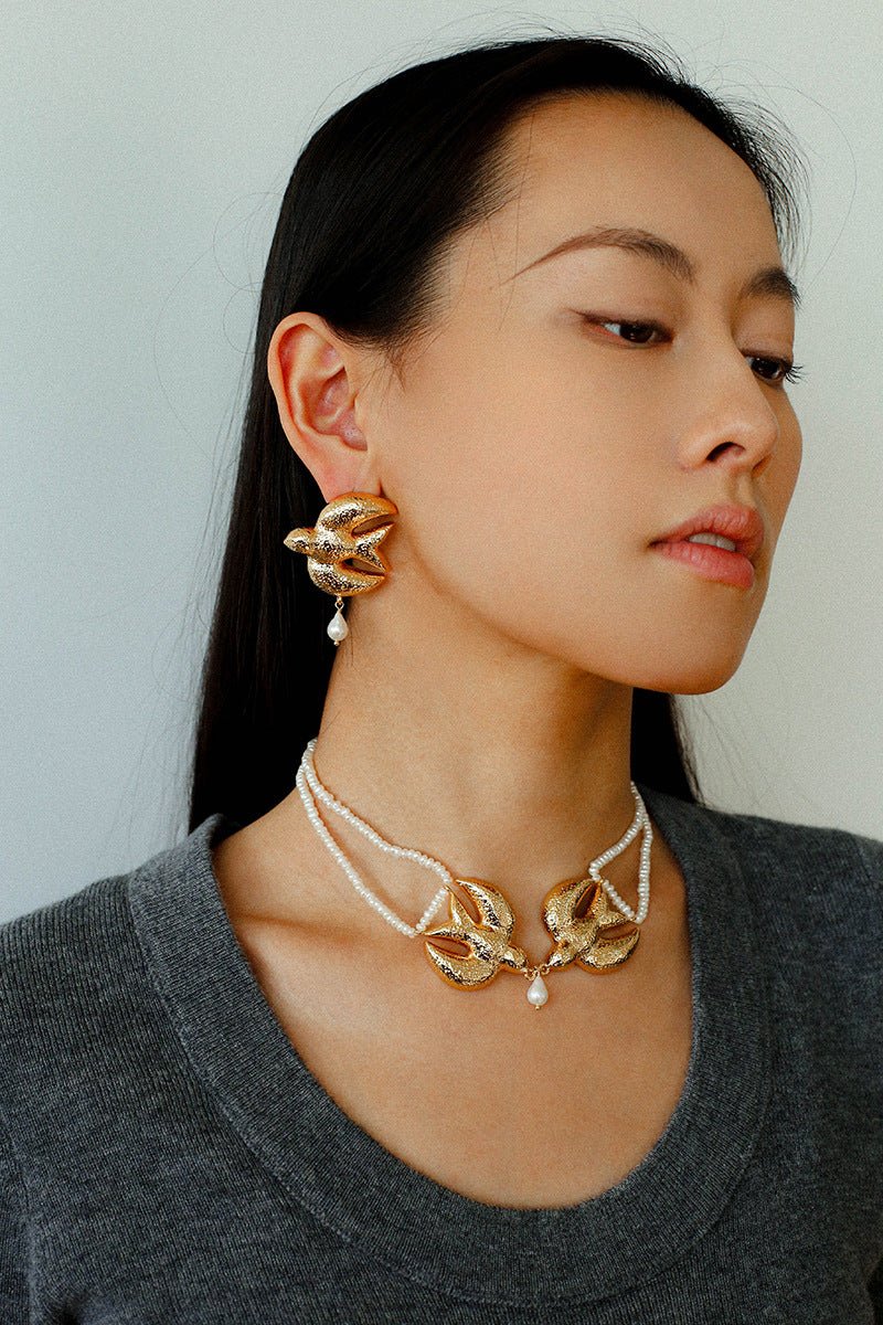 2026 Spring Flying Bird & Dove Necklace - floysun