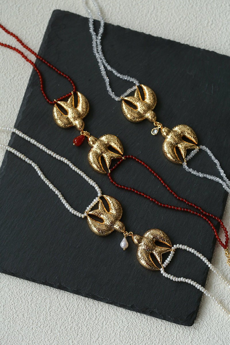2026 Spring Flying Bird & Dove Necklace - floysun