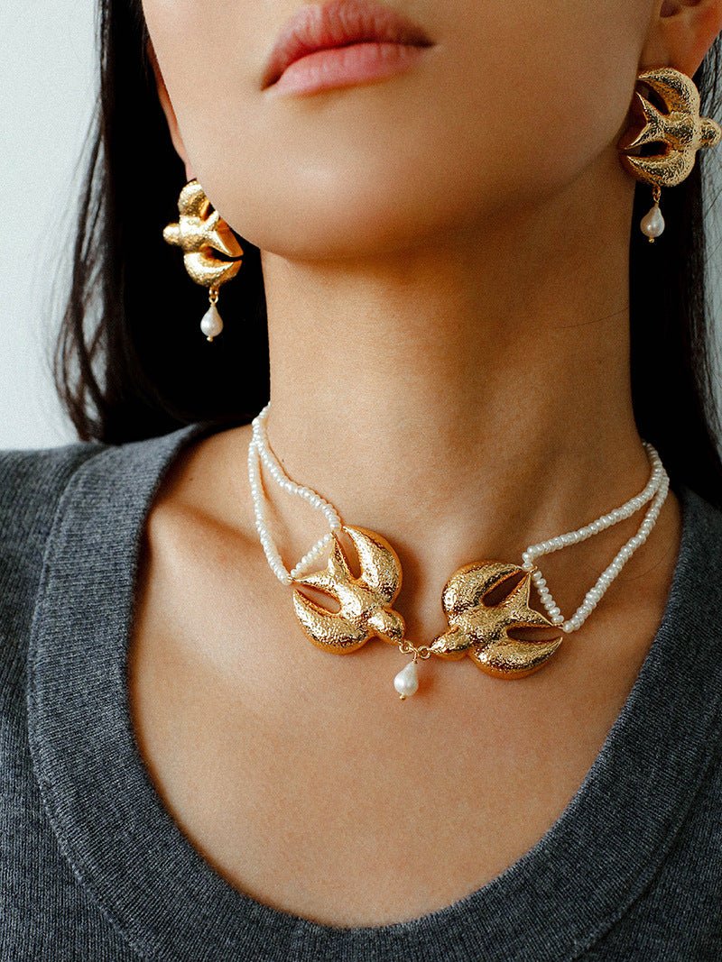 2026 Spring Flying Bird & Dove Necklace - floysun