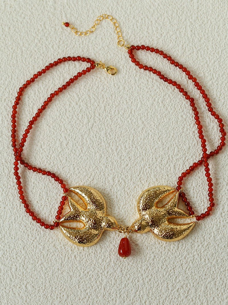 2026 Spring Flying Bird & Dove Necklace - floysun