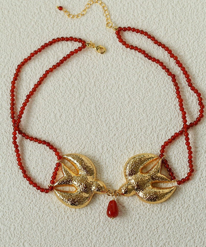 2026 Spring Flying Bird & Dove Necklace - floysun