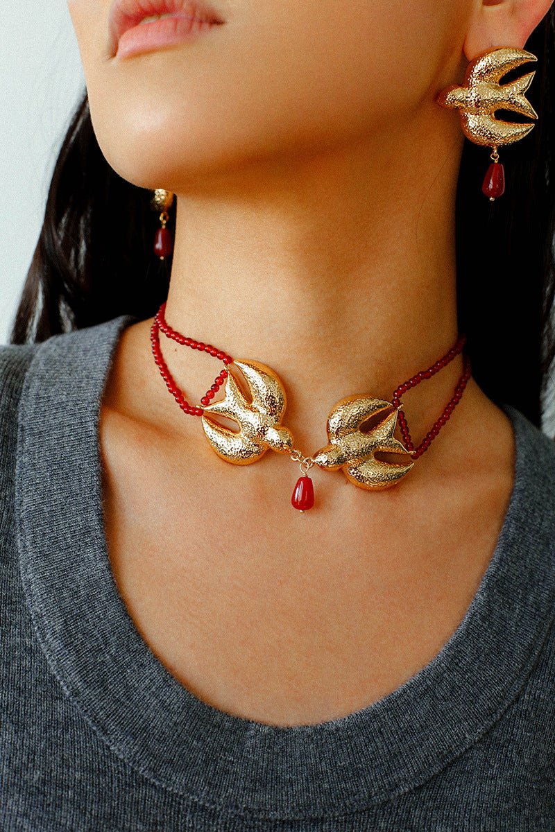 2026 Spring Flying Bird & Dove Necklace - floysun