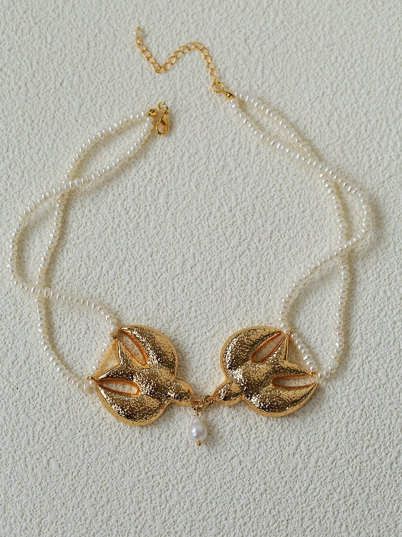 2026 Spring Flying Bird & Dove Necklace - floysun