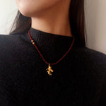 2026 Year of the Horse Red Agate Necklace - floysun
