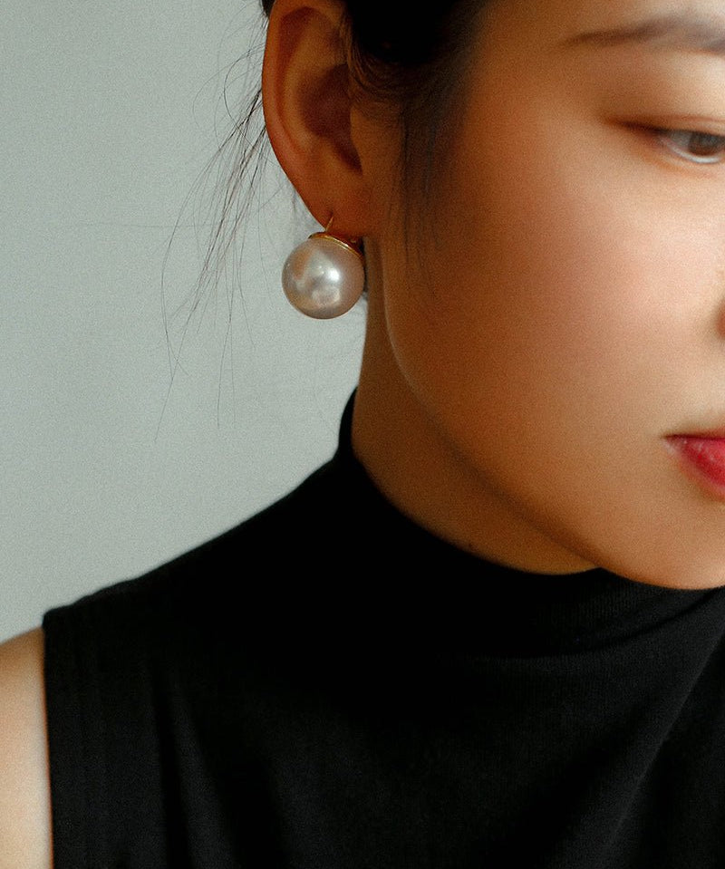 20mm Large Pearl Earrings - floysun