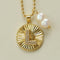 26 Initial Coin Pearl Long Necklace - floysun