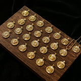 26 Initial Coin Pearl Long Necklace - floysun