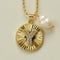 26 Initial Coin Pearl Long Necklace - floysun