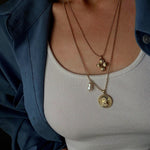 26 Initial Coin Pearl Long Necklace - floysun