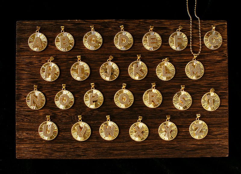 26 Initial Coin Pearl Long Necklace - floysun