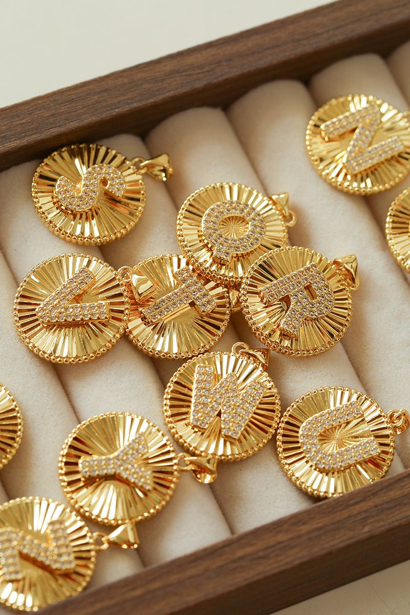 26 Initial Coin Pearl Long Necklace - floysun