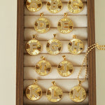 26 Initial Coin Pearl Long Necklace - floysun