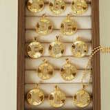 26 Initial Coin Pearl Long Necklace - floysun