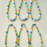 Dopamine Colorful Cat's Eye Baroque Necklace