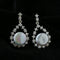 3 Styles Cubic Zirconia Baroque Pearl Drop Earrings - floysun