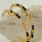3 Styles Large Open C Hoop Multicolor natural stone and pearl beaded Earrings - floysun